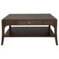 Flexsteel Sylvie Square Coffee Table in Chestnut, , large