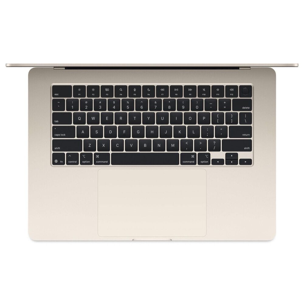 Apple MacBook Air 15.3&quot; Laptop - Apple M4 chip 10-core CPU - 16GB RAM - 10 Core GPU - 256GB SSD in Starlight with 3-Year AppleCare+, , large
