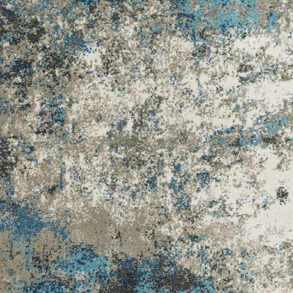 Oriental Weavers Venice Rimini 9&#39;10&quot; x 12&#39;10&quot; Blue and Beige Area Rug, , large
