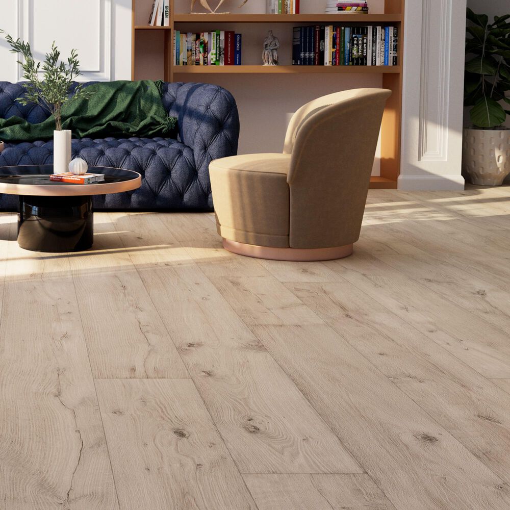 Karastan Chateau Leon French Brown Oak 9" x 80" Laminate, , large