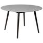 Blue River Kylie 47" Outdoor Round Dining Table in Grey and Dark Eucalyptus, , large