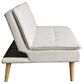 Lifestyle Solutions Tatum Convertible Sofa with Cream Cushion in Brown, , large