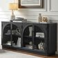 Wycliff Bay Harper 70" Large TV Stand in Black, , large