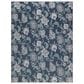 Nourison Garden Oasis GOA03 Navy 9" x 12" Indoor/Outdoor Area Rug, , large