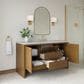 James Martin Hudson 60" Single Bathroom Vanity in Honey Oak with 3 cm Lime Delight Silestone Top and Rectangular Sink, , large