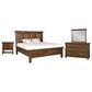 Napa Furniture Design 4-Piece Queen Bedroom Set in Dark Chestnut, , large