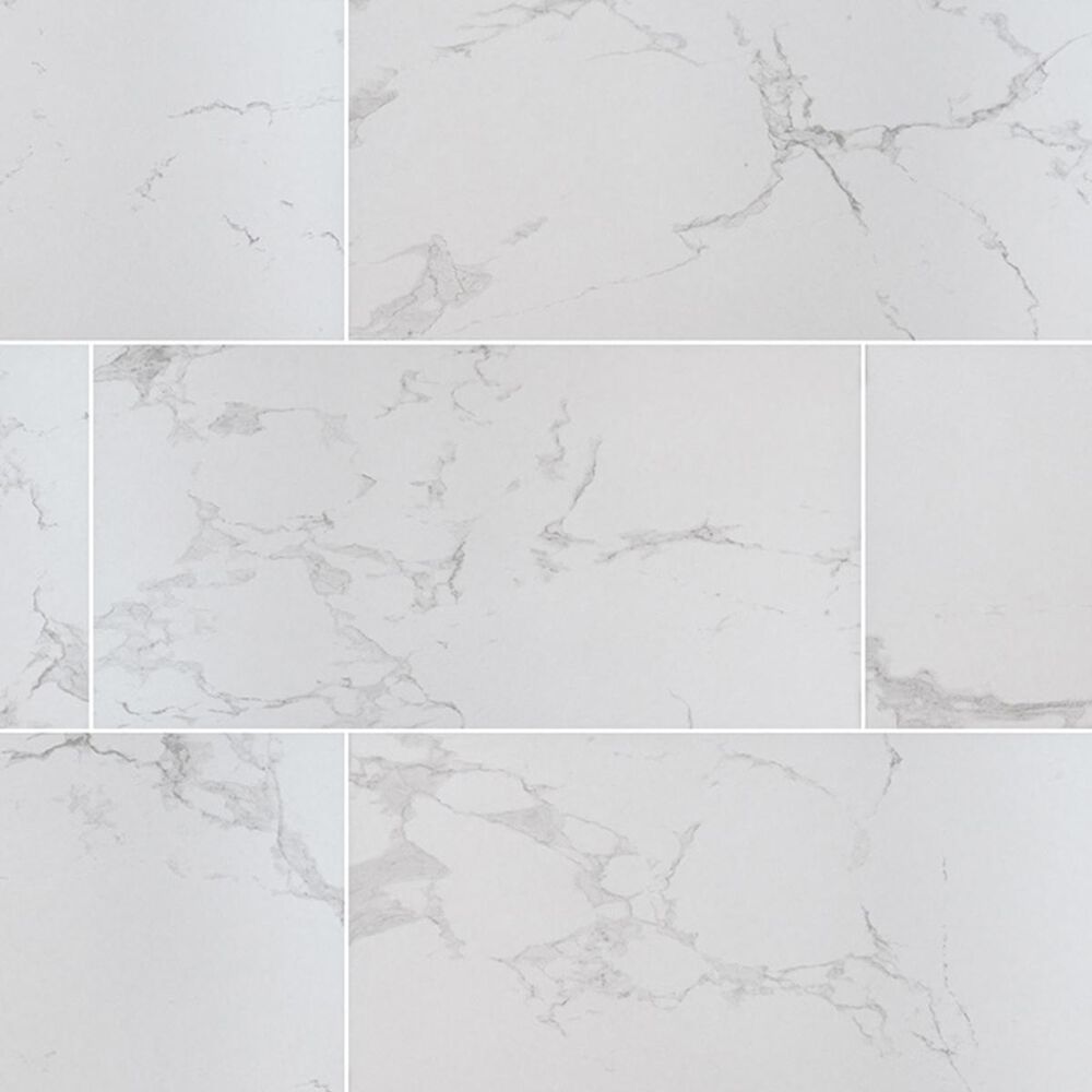 MS International Praia Carrara 12" x 24" Porcelain Tile, , large