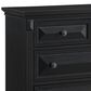 Mayberry Hill Passages 5-Piece King Panel Bedroom Set in Black, , large