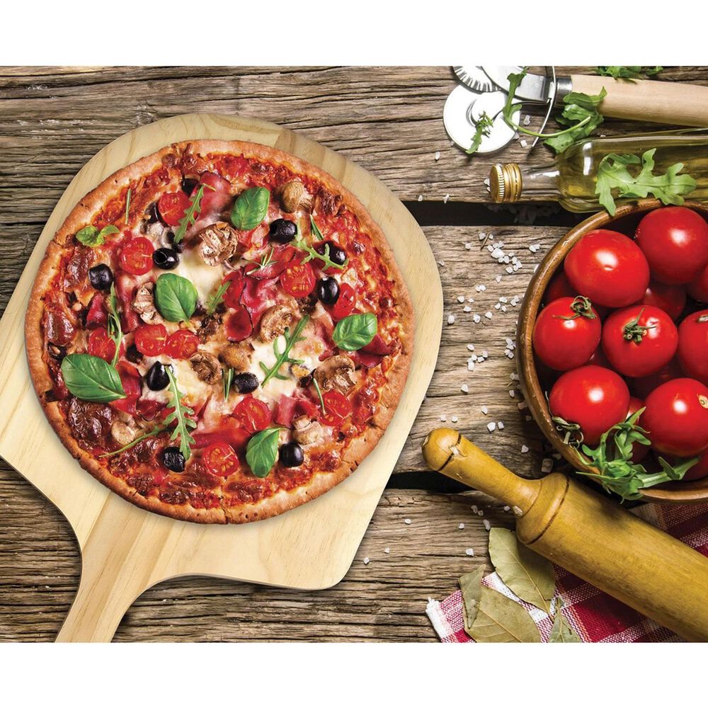 Harold Import Cousin Marko's 14" Pizza Peel in Brown, , large