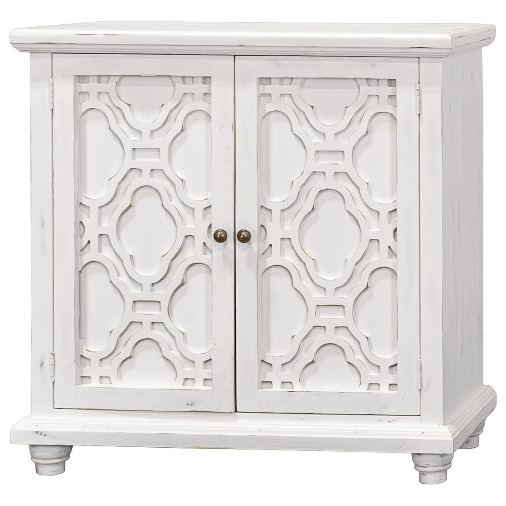 Rustic Root Premier Calais 2-Door Console Cabinet in Sierra White, , large