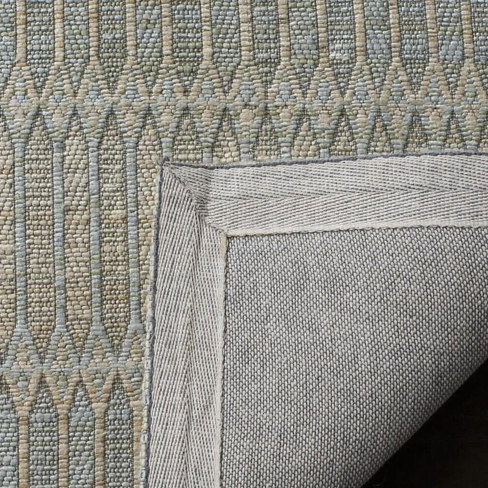 Safavieh Marbella 2&#39;3&quot; x 8&#39; Blue and Gold Runner, , large