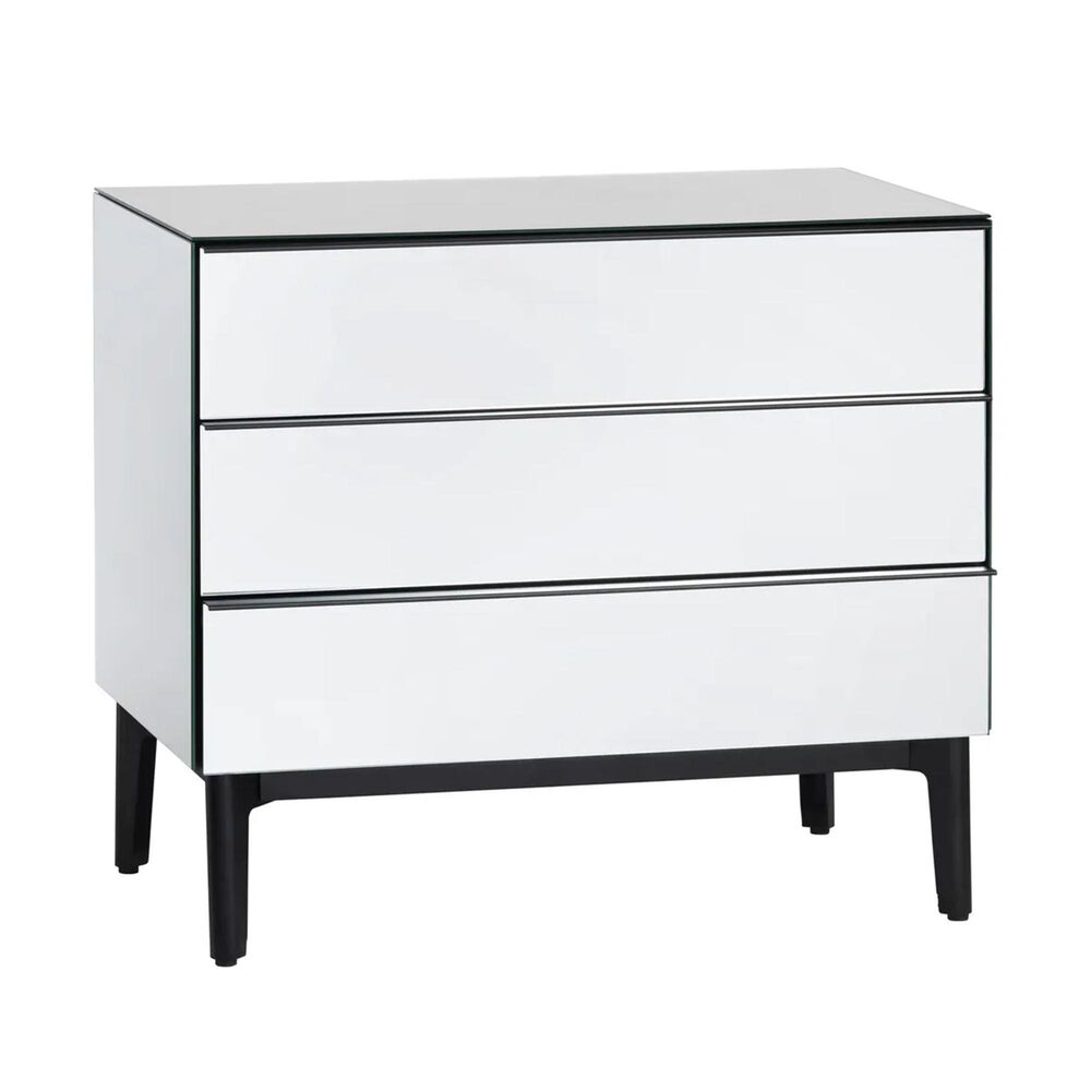 Crestview Collection Henley 3-Drawer Chest in Black, , large