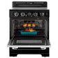 Unique Appliances Classic Retro 30" Radiant Electric Glass Top Convection Range in Midnight Black, , large