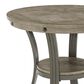 Linon Home Decor Franklin Side Table in Pewter and Grey, , large