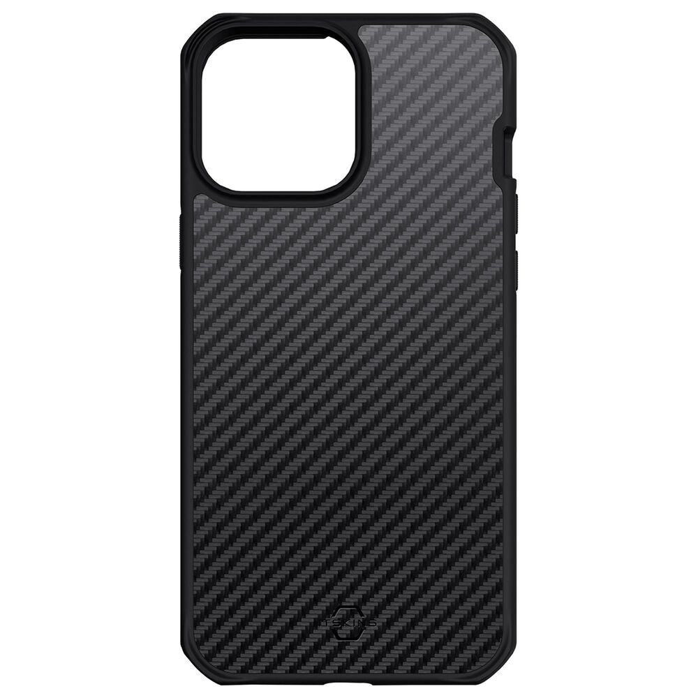 ITSkins Hybrid Carbon Case for Apple iPhone 13 Pro in Carbon, , large