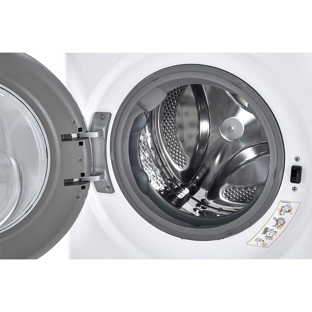 LG 2.4 Cu. Ft. Smart Front Load Washer in White, , large