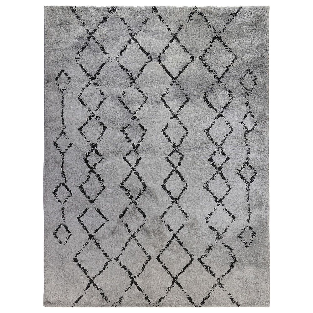 Amer Rugs Aspen 2"2" x 10" Gray and Black Runner, , large
