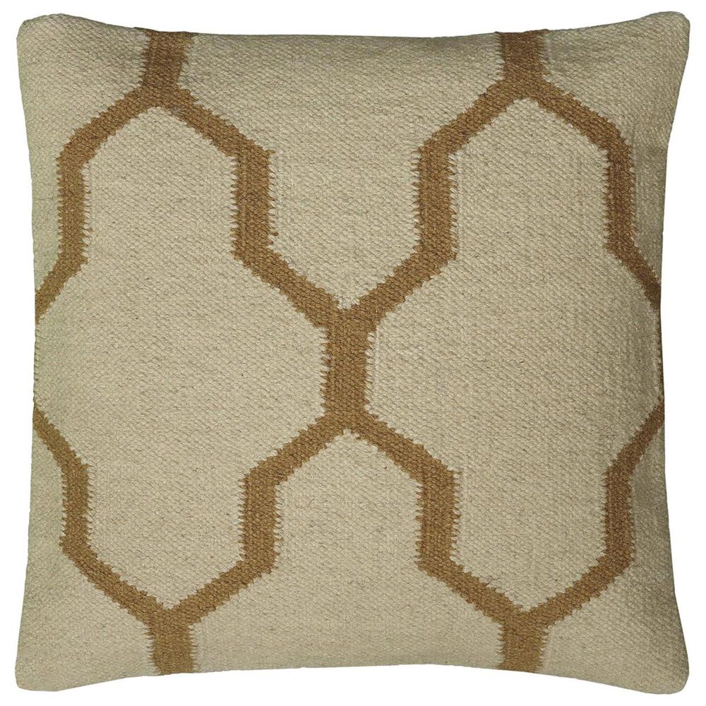 Rizzy Home 18" x 18" Pillow Cover in Tan, , large