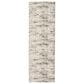 Feizy Parker 2"6" x 8" Silver and Beige Runner, , large