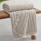 Levtex Wilhemina 50" x 60" Quilted Throw in Natural, , large