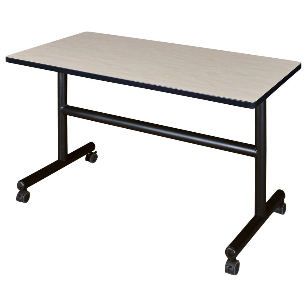 Regency Global Sourcing Kobe 48" Mobile Training Table in Maple, , large
