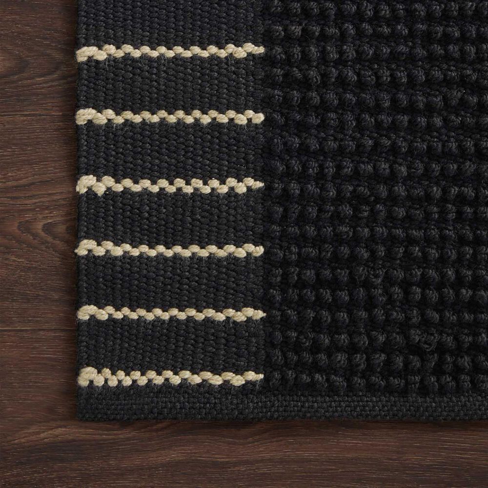 Magnolia Home Sadie 2&#39;3&quot; x 3&#39;9&quot; Black Area Performance Rug, , large
