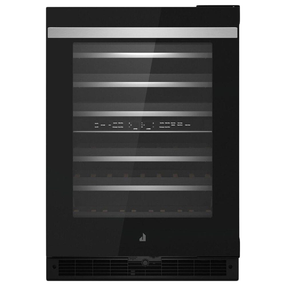JennAir NOIR 24" Right Swing Built-In Under Counter Wine Cellar in Black, , large