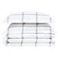 Pem America Truly Soft 3-Piece King Duvet Cover Set in White and Grey, , large