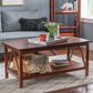 Linon Home Decor Trenton Coffee Table in Antique Tobacco, , large