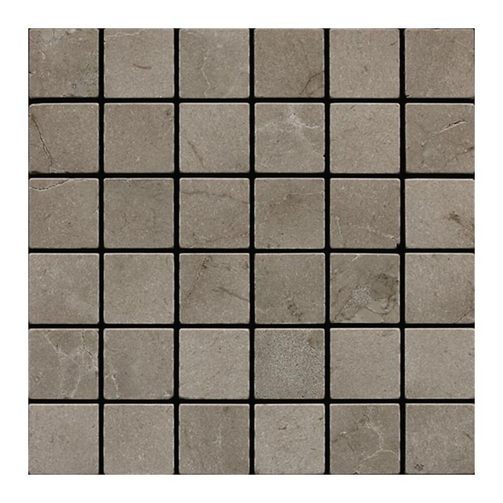 Dal-Tile 2" x 2" Tumbled Mosaic Tile in Silver Screen, , large