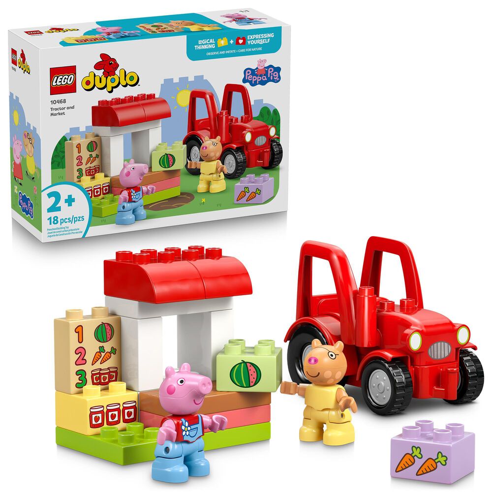 LEGO Tractor and Market Building Set, , large
