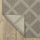 Oriental Weavers Caicos CA02N 1"10" x 7"6" Grey Runner, , large