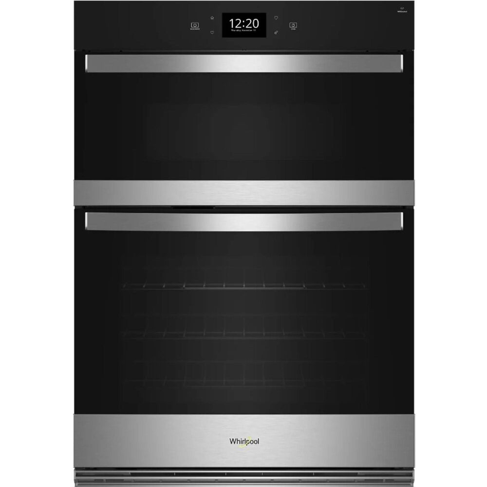 Whirlpool 30" Wall Oven Microwave Combo with Air Fry in Black Stainless Steel, , large