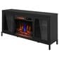 Classic Flame 56" TV Stand with Electric Fireplace in Black, , large