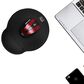 Adesso Memory Foam Mouse Pad with Wrist Rest in Black, , large