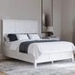 Urban Home Grace Queen Panel Bed in Snowfall White, , large