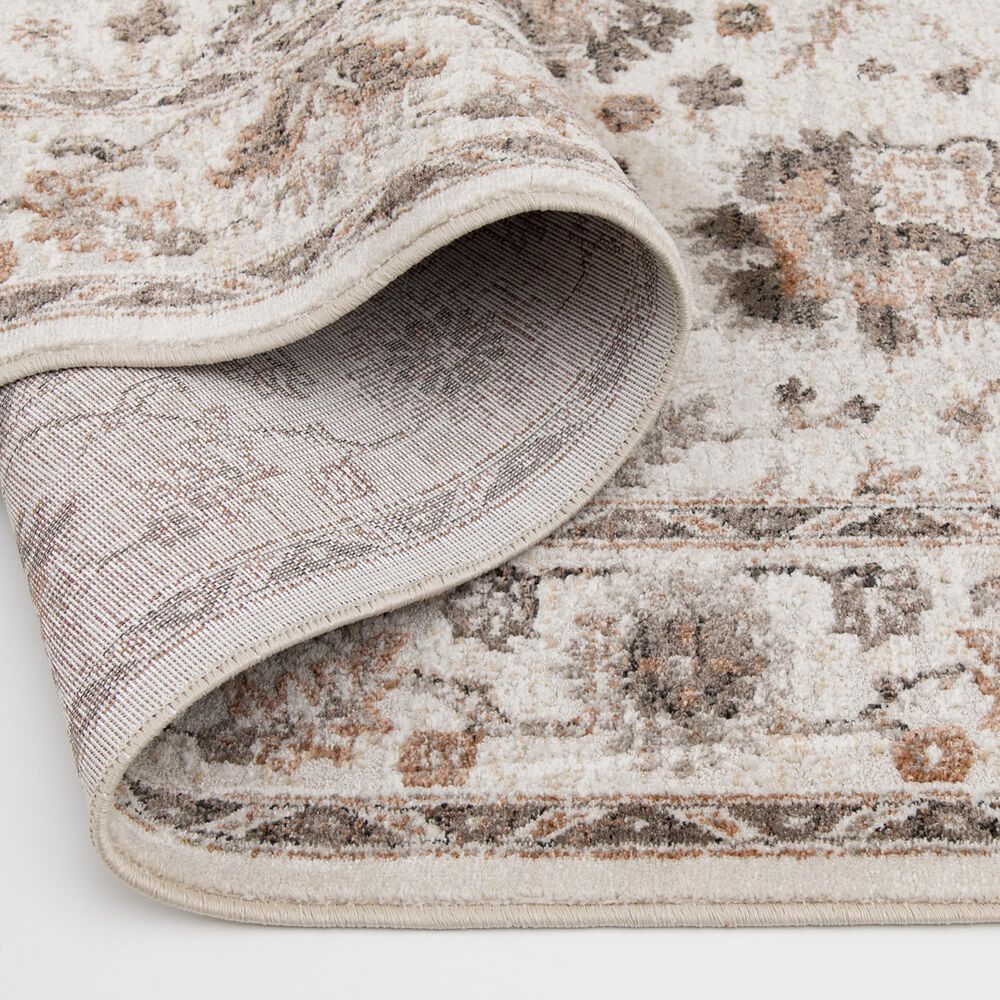 Central Oriental Heirloom Brigitta Cinnabar and Blush 5&#39;3&quot; x 7&#39;7&quot; Area Rug, , large