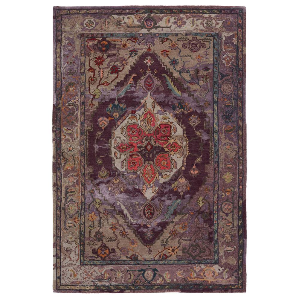 Jaipur Citrine 5" x 8" Claret Red Area Rug, , large