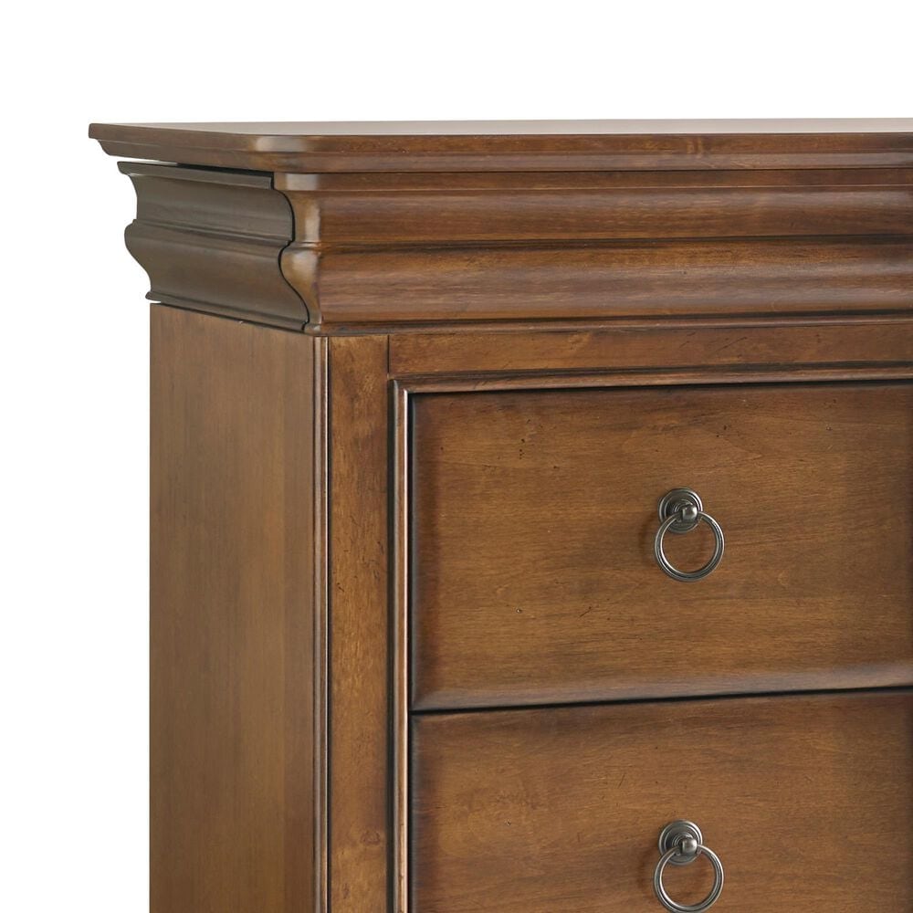 Universal Furniture New Lou 4-Piece Queen Sleigh Bedroom Set in Cognac, , large