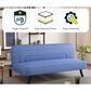 Lifestyle Solutions Frankie Convertible Sofa in Blue, , large