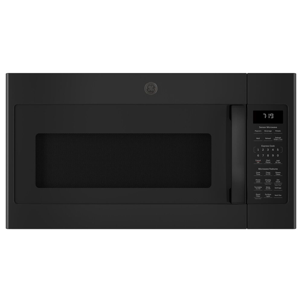 GE Appliances 2-Piece Kitchen Package with 30&#39;&#39; Electric Range and 1.9 Cu. Ft. Microwave Oven in Black, , large