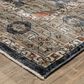 Oriental Weavers Eliana Brown and Blue 9"10" x 12"10" Area Rug, , large