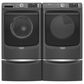 Maytag 4.8 Cu. Ft. Front Load Washer and 7.3 Cu.Ft. Electric Dryer Laundry Pair with Pedestal in Volcano Black, , large