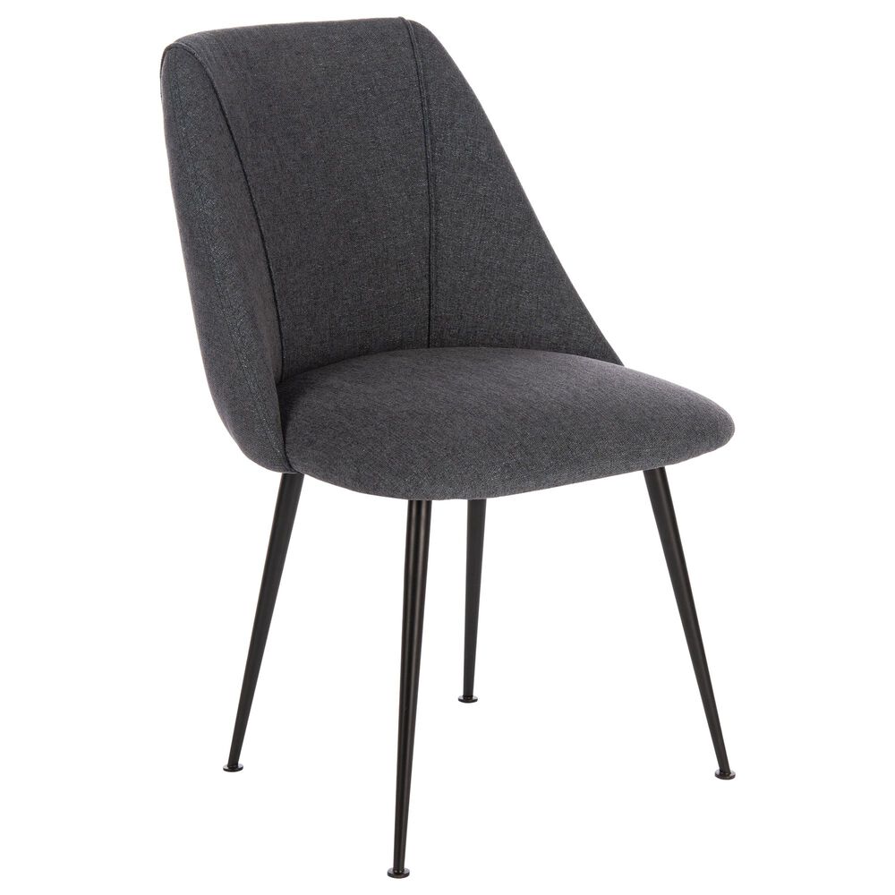 Safavieh Foster Dining Chair in Navy /Black, , large