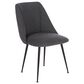 Safavieh Foster Dining Chair in Navy /Black, , large