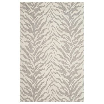 Safavieh Marbella MRB632A 3" x 5" Light Grey and Ivory Area Rug, , large