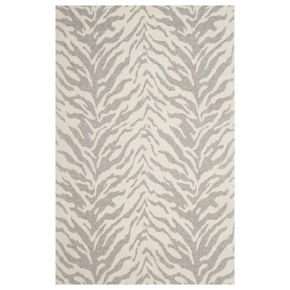 Safavieh Marbella MRB632A 3" x 5" Light Grey and Ivory Area Rug, , large