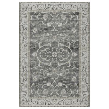 Dalyn Rug Company Tuscany 10" Round Charcoal Indoor/Outdoor Area Rug, , large
