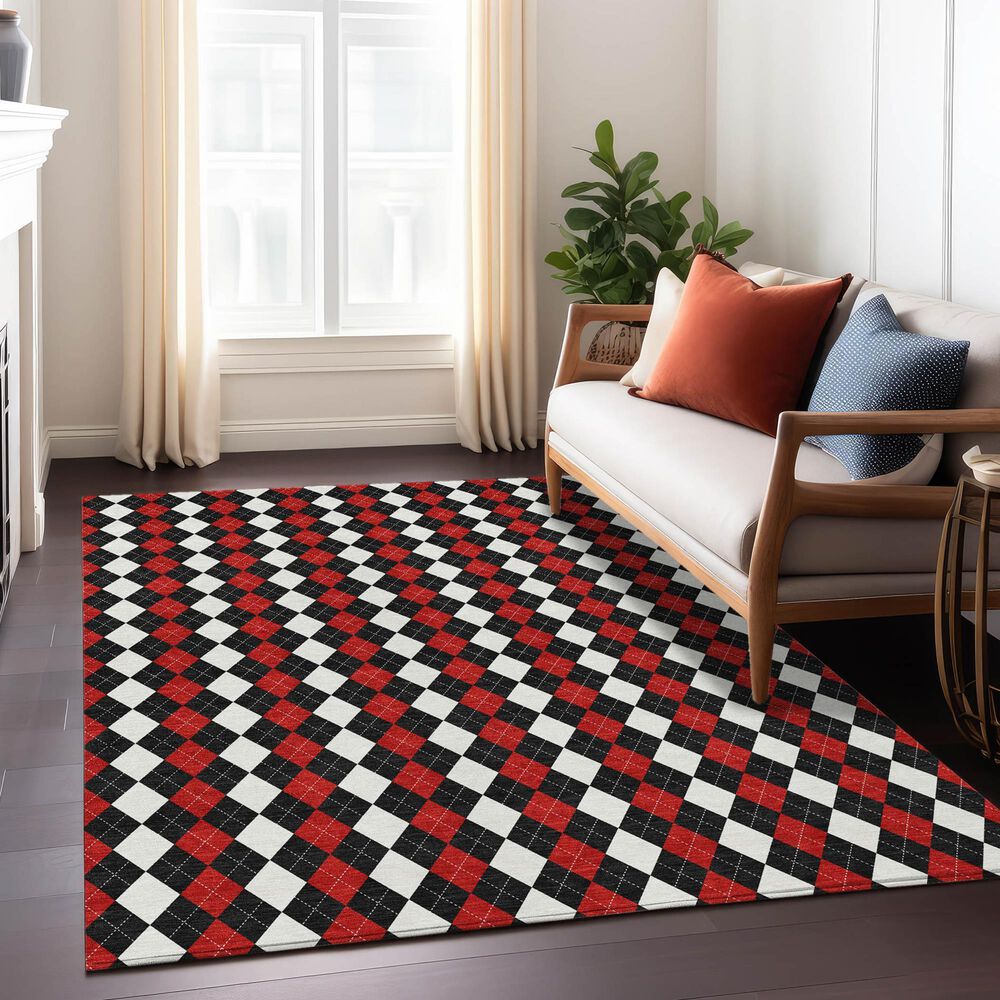 Dalyn Rug Company Wonderland WN20 3&#39; x 5&#39; Black Indoor/Outdoor Area Rug, , large