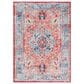 Safavieh Riviera 5"5" x 7"7" Light Blue and Red Area Rug, , large